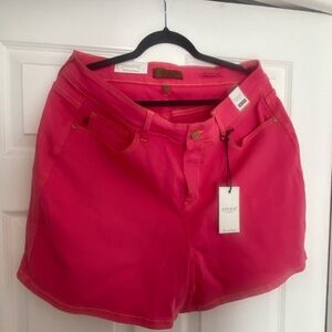 Judy Blue Hot Pink High Waist Women's Shorts